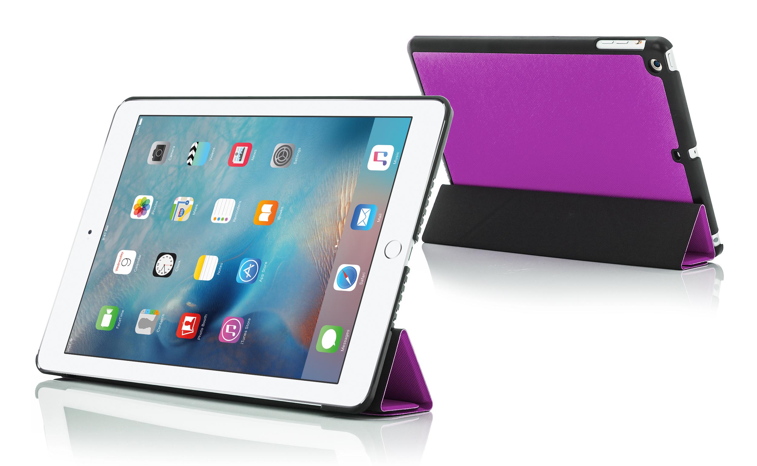 Forefront Cases® Folding Origami Smart Case Cover Stand for Apple iPad